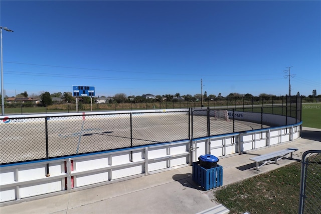 exterior space featuring fence