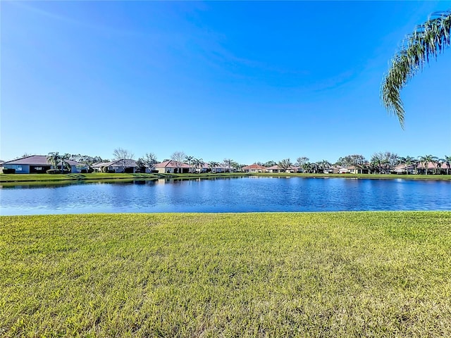 view of water feature featuring a residential view