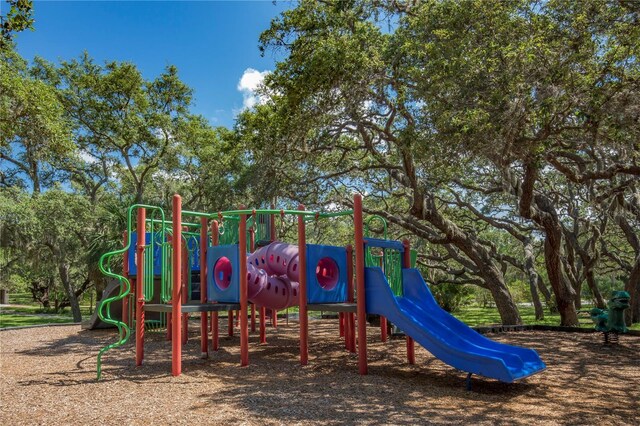 view of community jungle gym