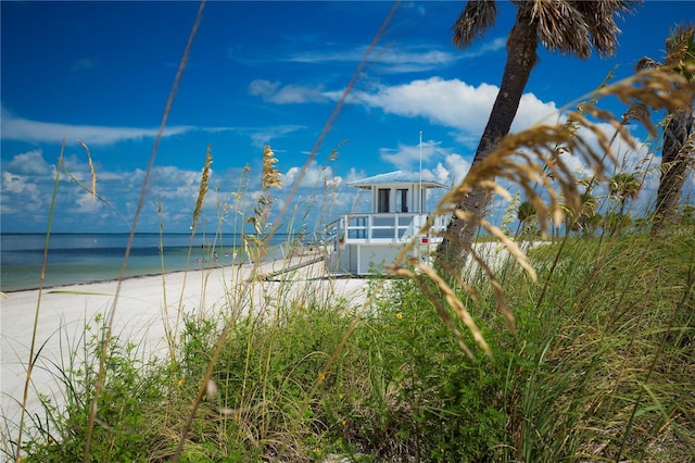 water view featuring a view of the beach