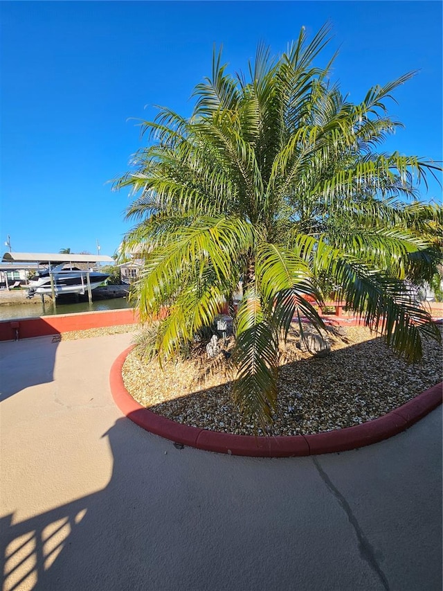 13633 Britton Dr, Hudson, FL 34667 - exterior space with a dock