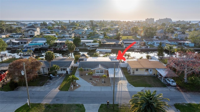13633 Britton Dr, Hudson, FL 34667 - aerial view featuring a residential view