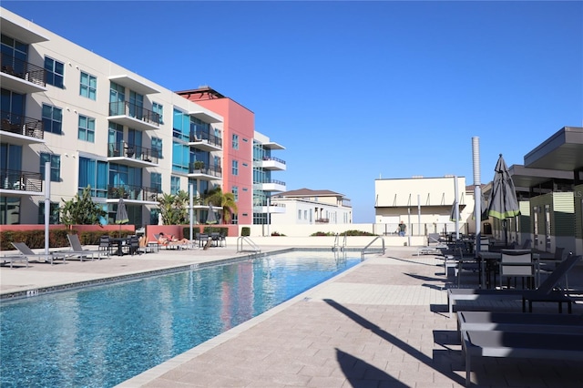 community pool featuring a patio