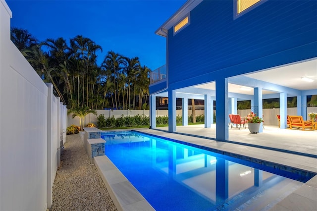 720 Bay Esplanade, Clearwater Beach, FL 33767 - view of pool with a patio area and a fenced backyard