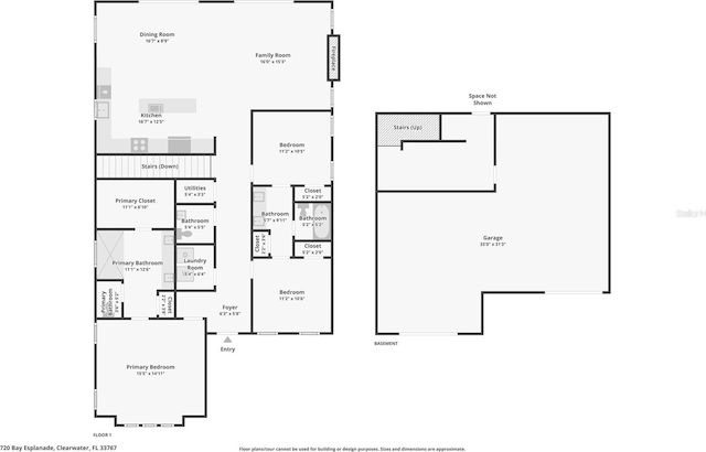 720 Bay Esplanade, Clearwater Beach, FL 33767 - home floor plan