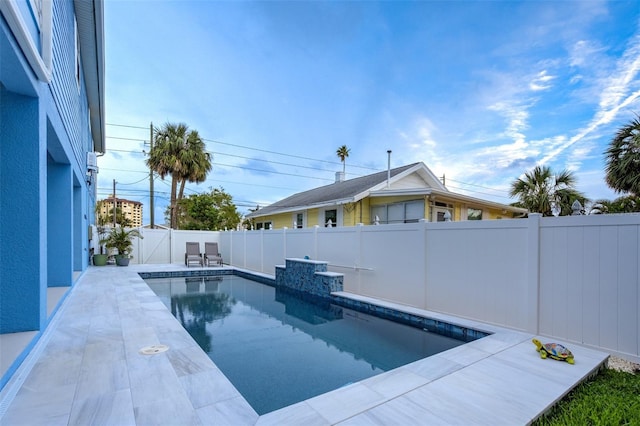 720 Bay Esplanade, Clearwater Beach, FL 33767 - view of pool with a fenced backyard and a patio area
