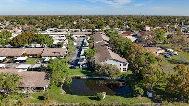 1601 43rd St N Unit 226, Saint Petersburg, FL 33713 - birds eye view of property with a water view and a residential view