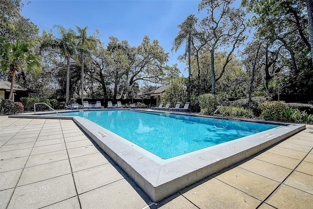 pool featuring a patio