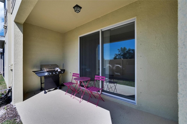 view of patio / terrace featuring grilling area