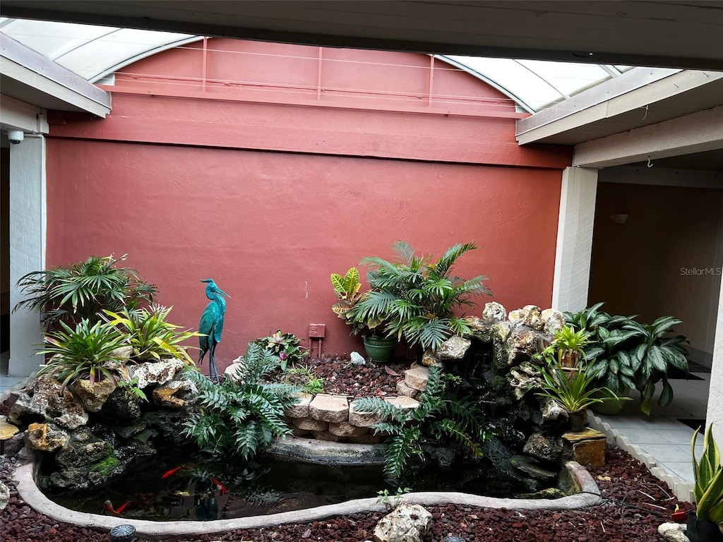 view of home's exterior with stucco siding