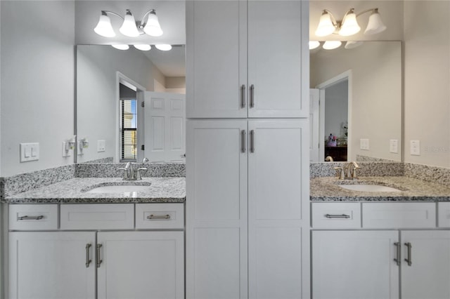 full bathroom with vanity