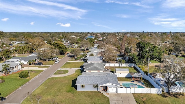 birds eye view of property featuring a residential view