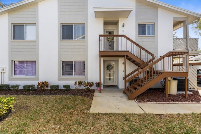 view of front of house featuring stairs