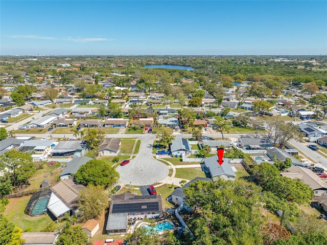 birds eye view of property featuring a residential view