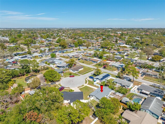 birds eye view of property featuring a residential view