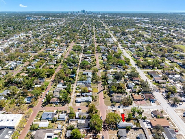 birds eye view of property featuring a residential view