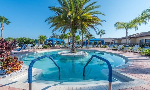 community pool featuring a patio