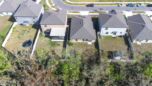 bird's eye view featuring a residential view