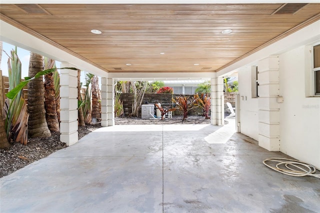 view of patio / terrace with visible vents