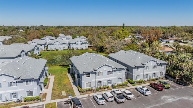 drone / aerial view featuring a residential view