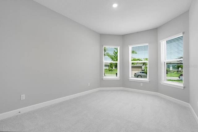 3563 Santa Caterina Blvd, Bradenton, FL 34211 - empty room featuring recessed lighting, baseboards, and light carpet