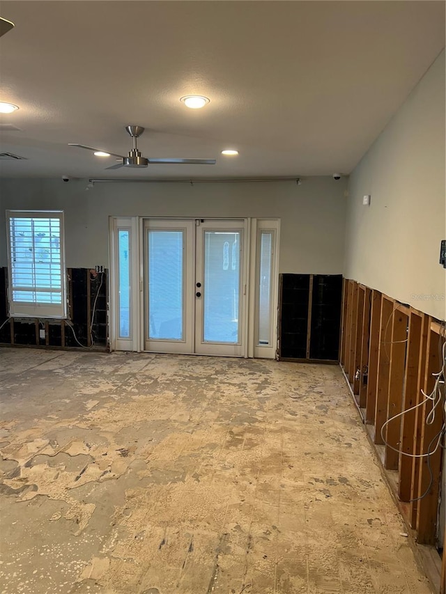 view of unfurnished living room