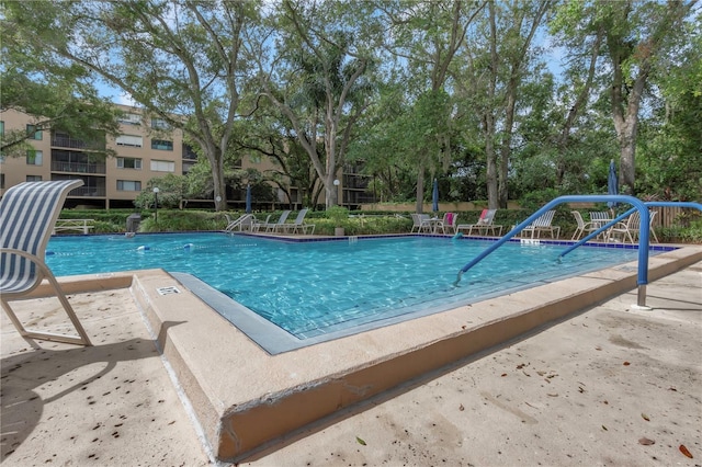 view of community pool