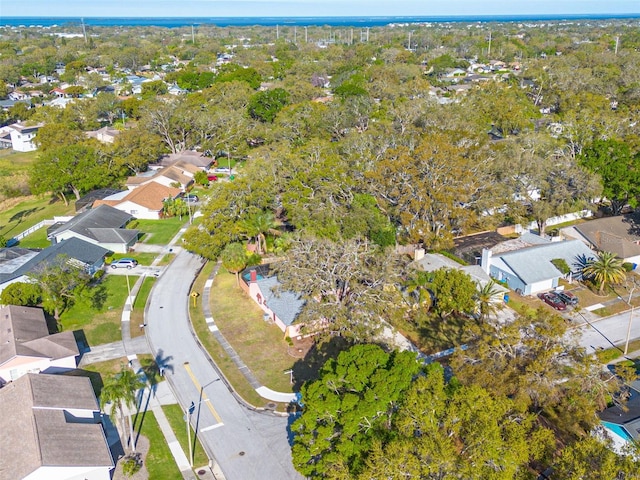 drone / aerial view featuring a residential view