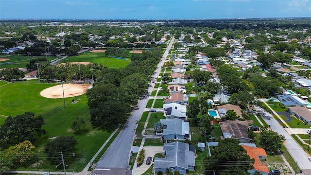 birds eye view of property featuring a residential view