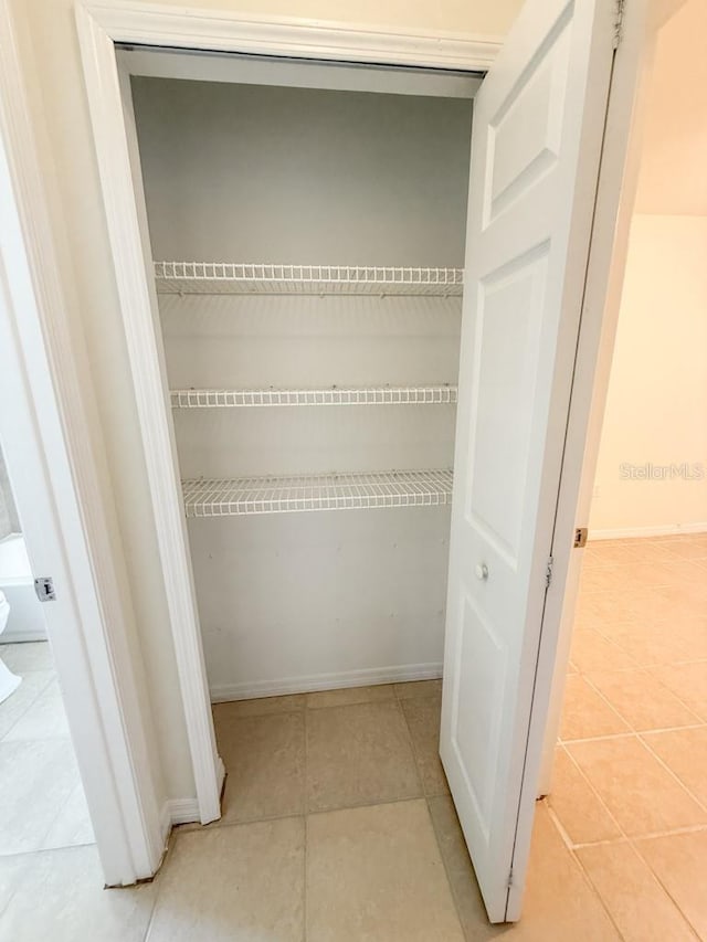 view of closet