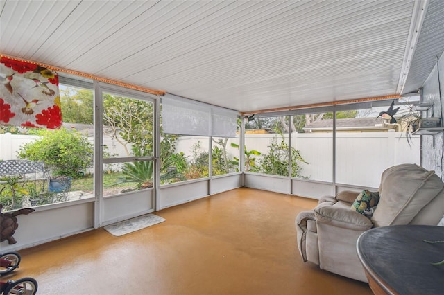 sunroom featuring a healthy amount of sunlight