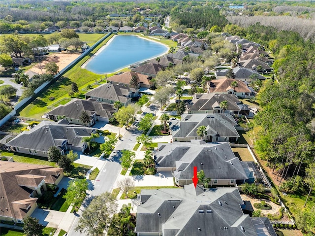 drone / aerial view featuring a residential view