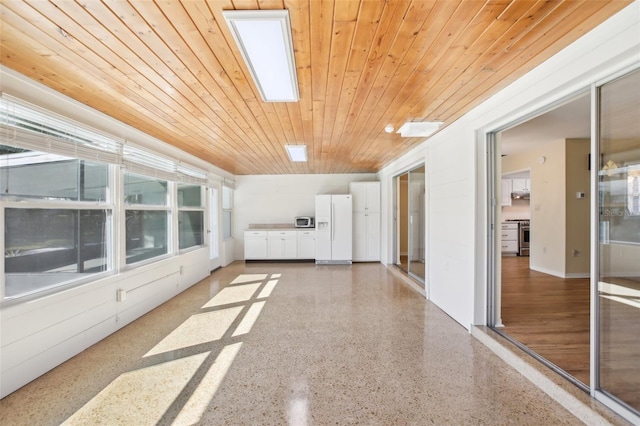 1841 5th St SE, Winter Haven, FL 33880 - unfurnished sunroom with wooden ceiling