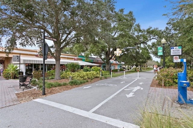 2451 Baywood Dr W, Dunedin, FL 34698 - view of street featuring traffic signs and street lighting