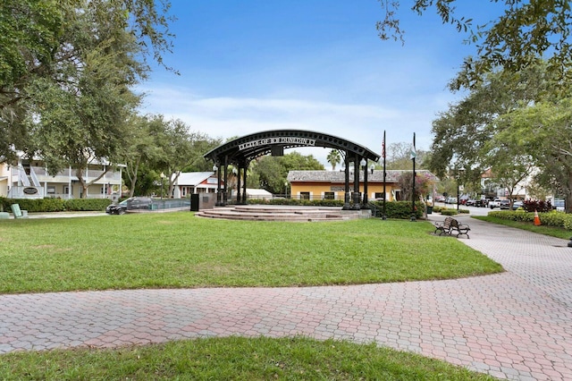 2451 Baywood Dr W, Dunedin, FL 34698 - view of home's community featuring a lawn