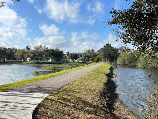 property view of water