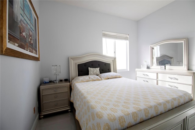 bedroom with baseboards