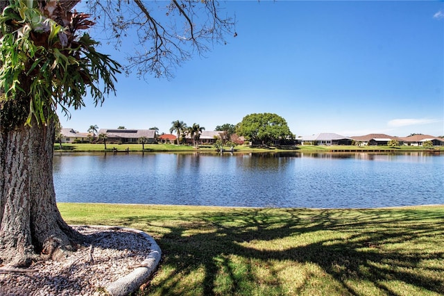 water view featuring a residential view