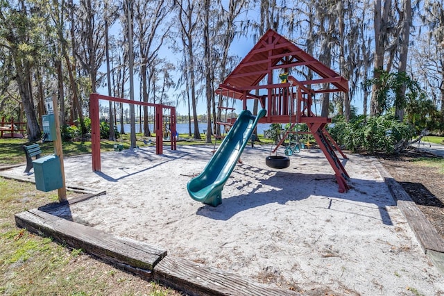 view of communal playground