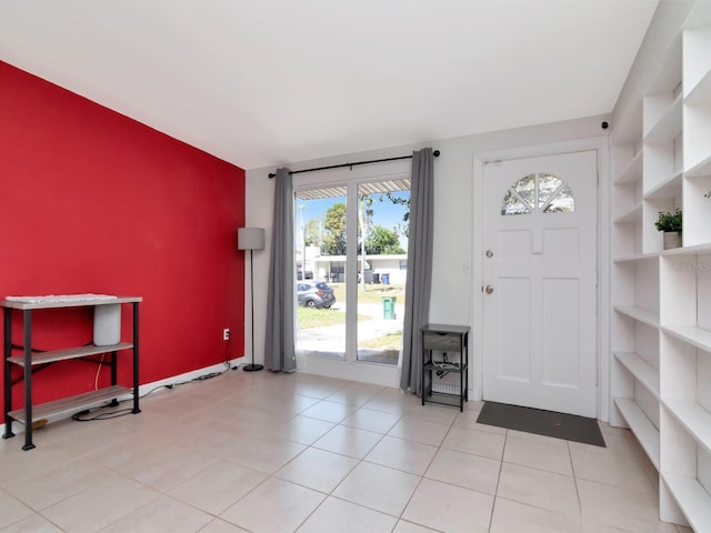 entryway featuring tile patterned floors