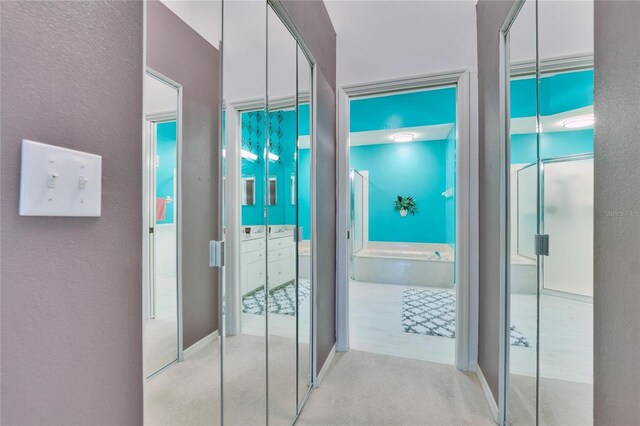 1034 Mcdaniel St Unit 1034, Sun City Center, FL 33573 - bathroom with a bath and a textured wall