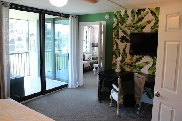 979 E Gulf Dr Unit D402, Sanibel, FL 33957 - carpeted bedroom with access to outside