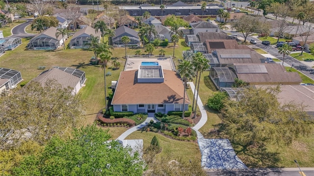 birds eye view of property featuring a residential view