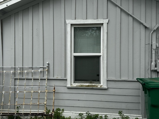 details with board and batten siding