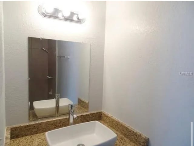 bathroom with a sink