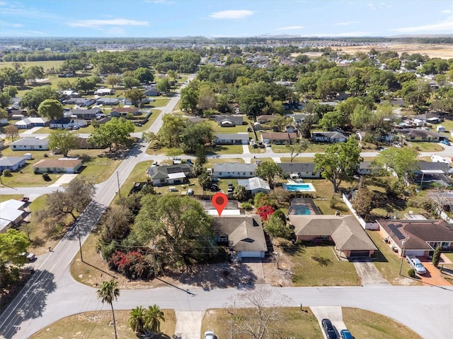 drone / aerial view featuring a residential view