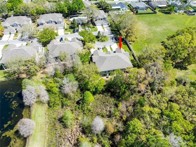 birds eye view of property featuring a residential view