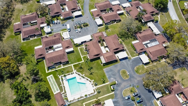 bird's eye view featuring a residential view