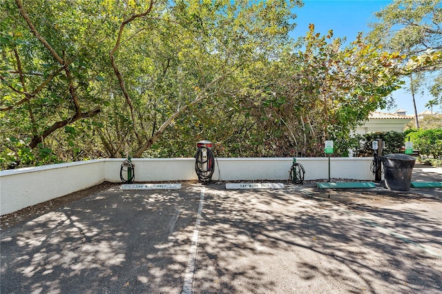 view of patio with fence