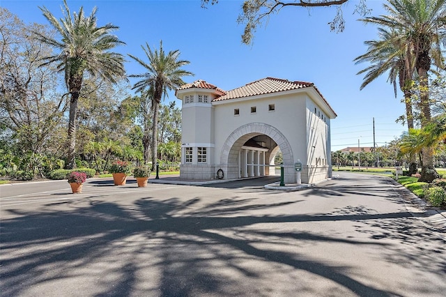 exterior space with driveway